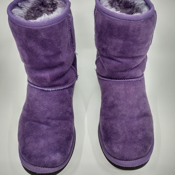 UGG Shoes - Ugg Violet and Black Classic II Short Boot